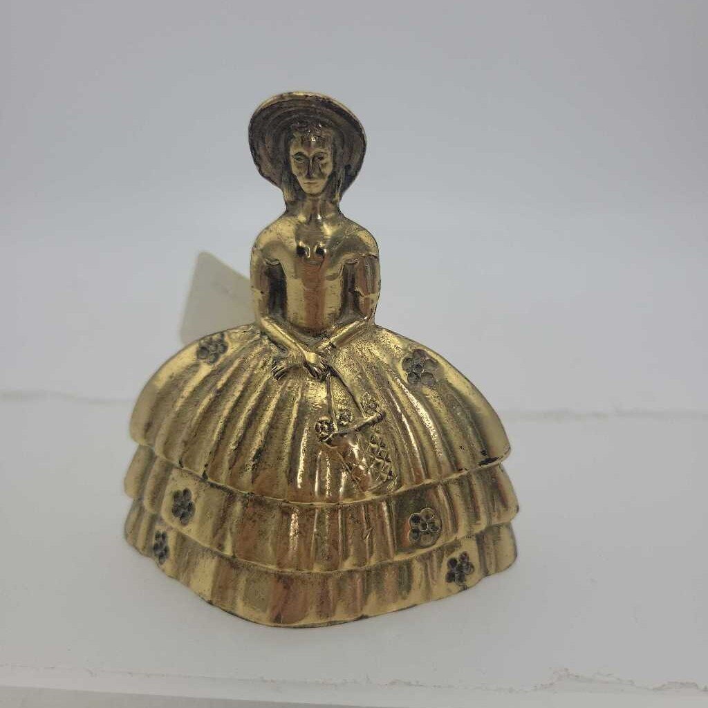 Victorian Lady Brass Bell (CM1174) (COL)
