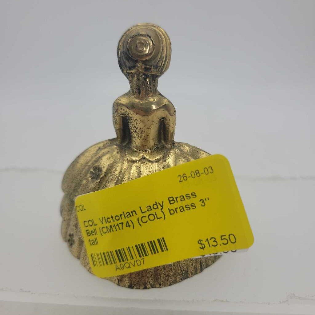 Victorian Lady Brass Bell (CM1174) (COL)
