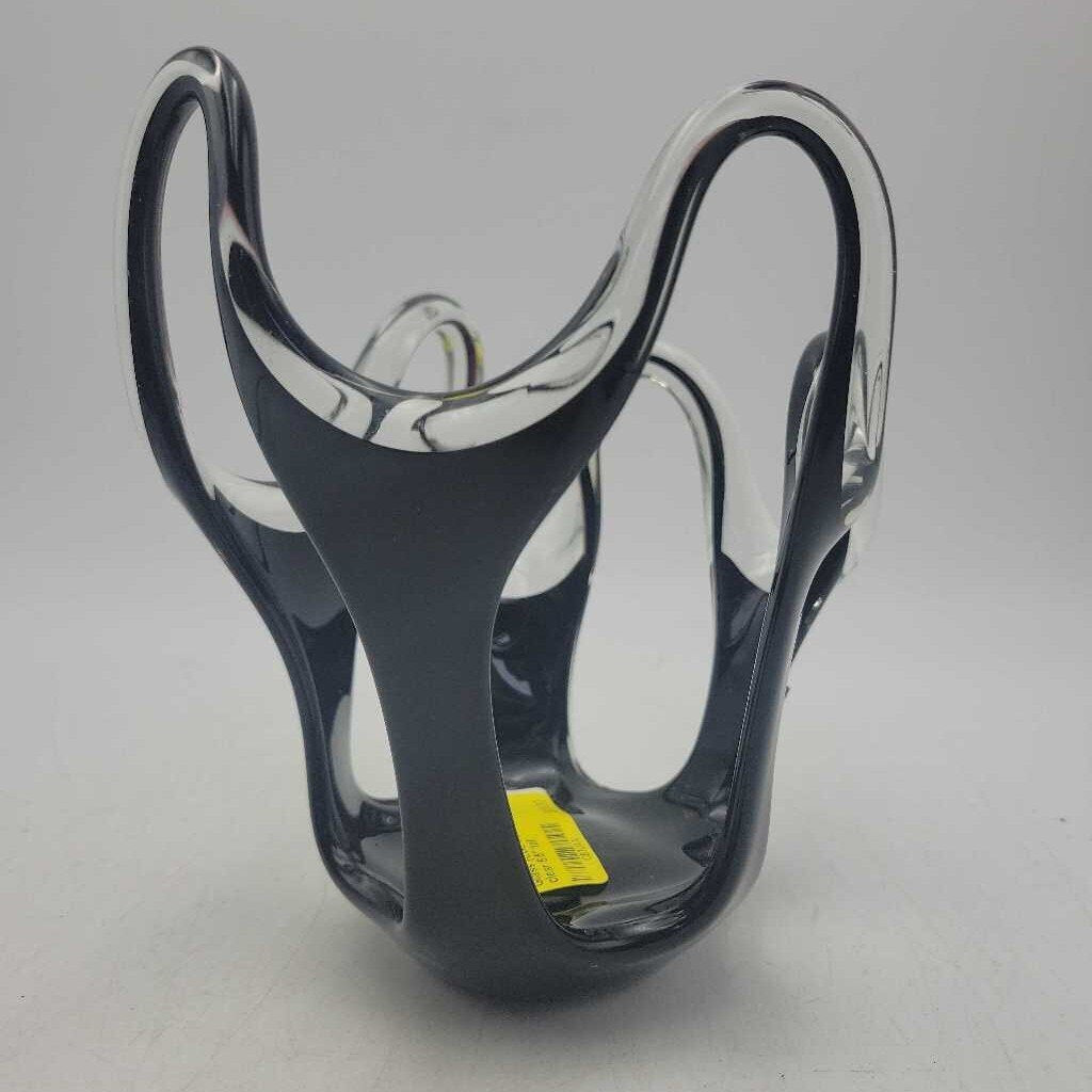 Black and Clear Art Glass (COL #2763) (COL)