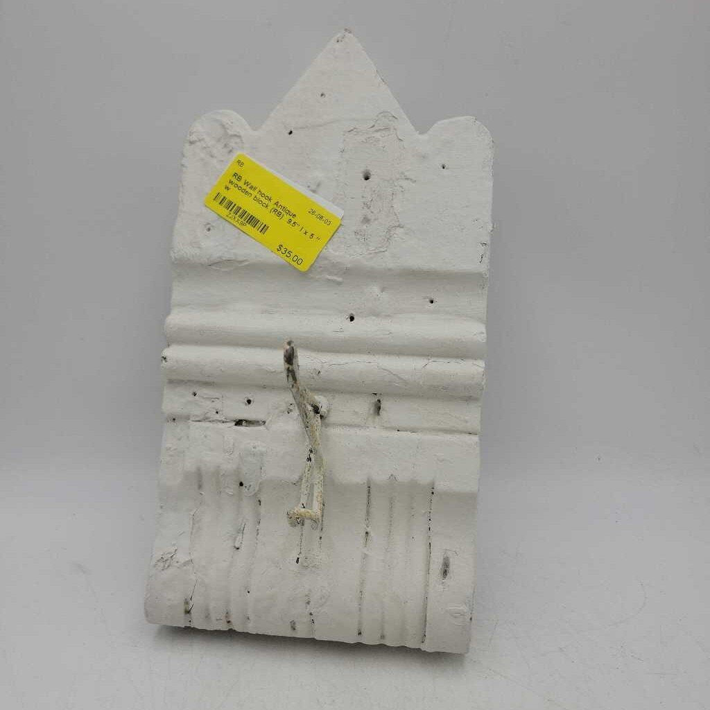 Wall hook Antique wooden block (RB)