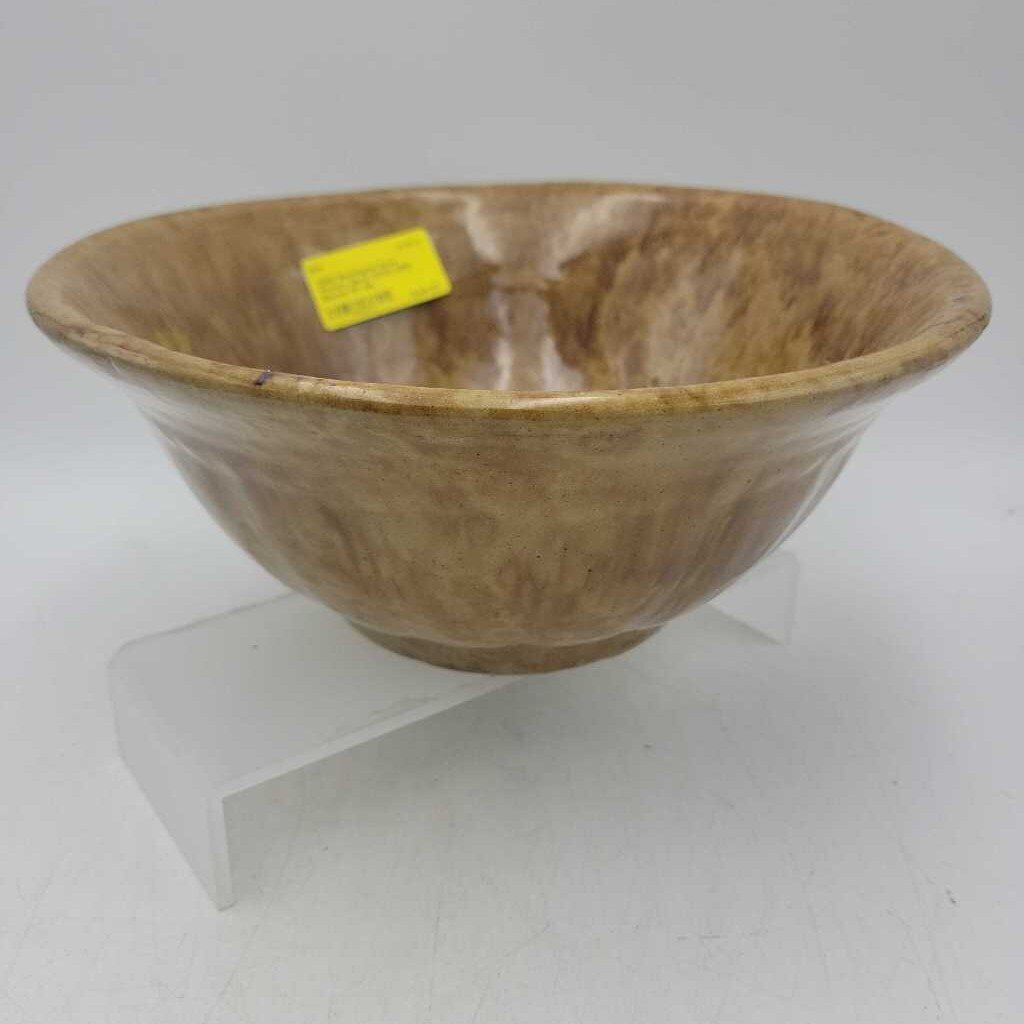 Bennington Style Pottery Bowl (DMG) 0960