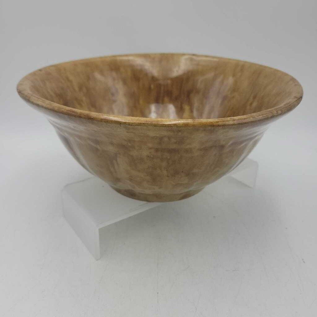 Bennington Style Pottery Bowl (DMG) 0960