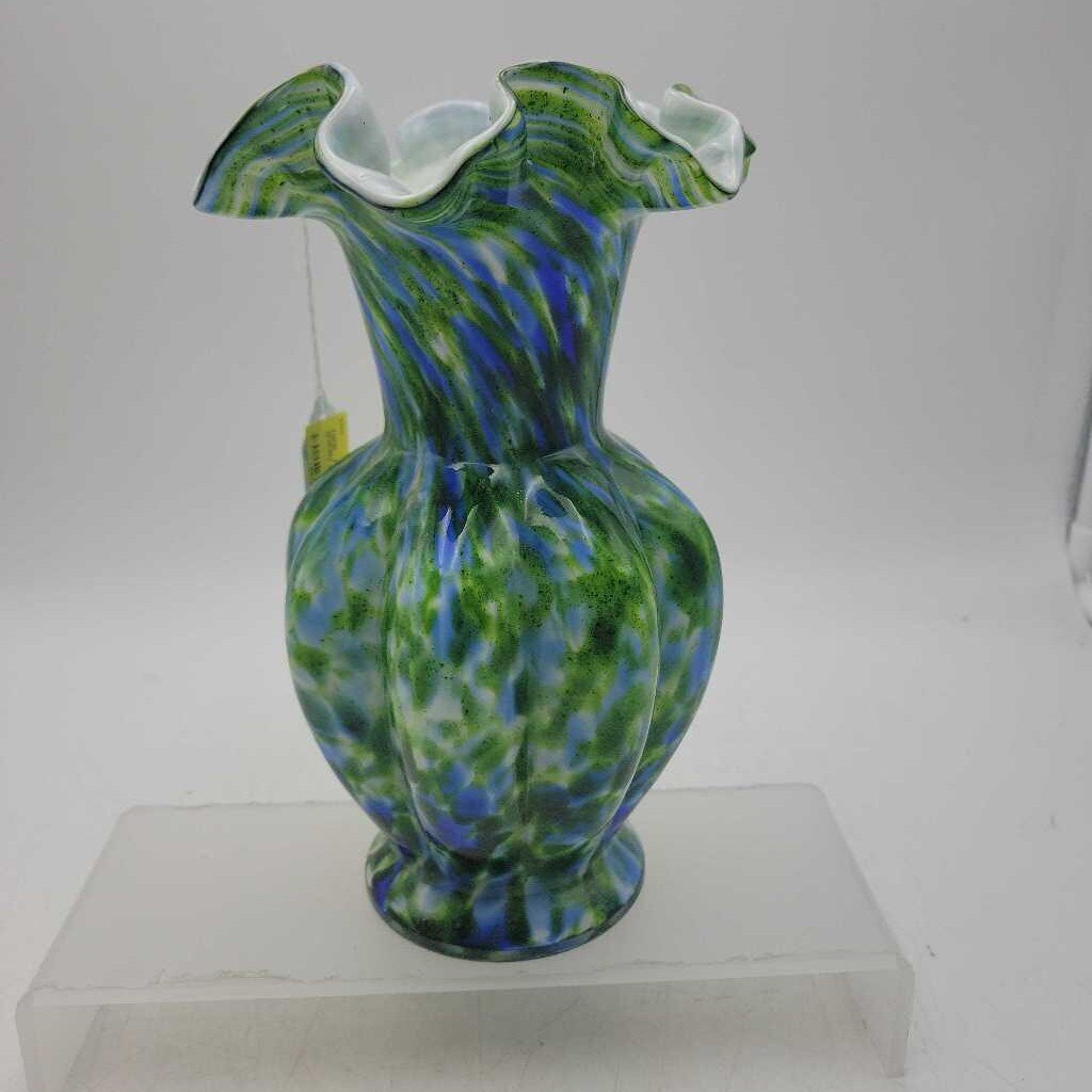Fenton Art Glass vase (DEB)