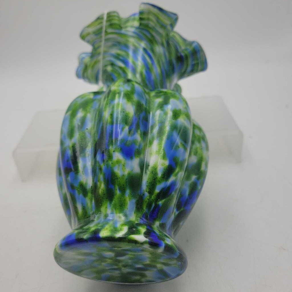 Fenton Art Glass vase (DEB)