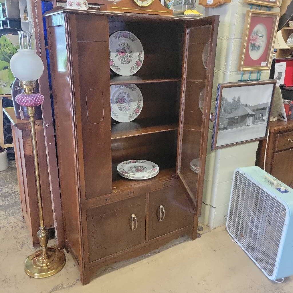 Circa 1920's-30's Cabinet (YVO) (607)