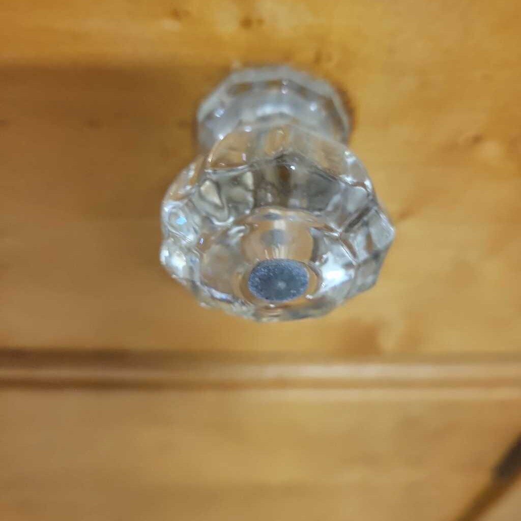 Small maple sideboard with glass knobs (RB)