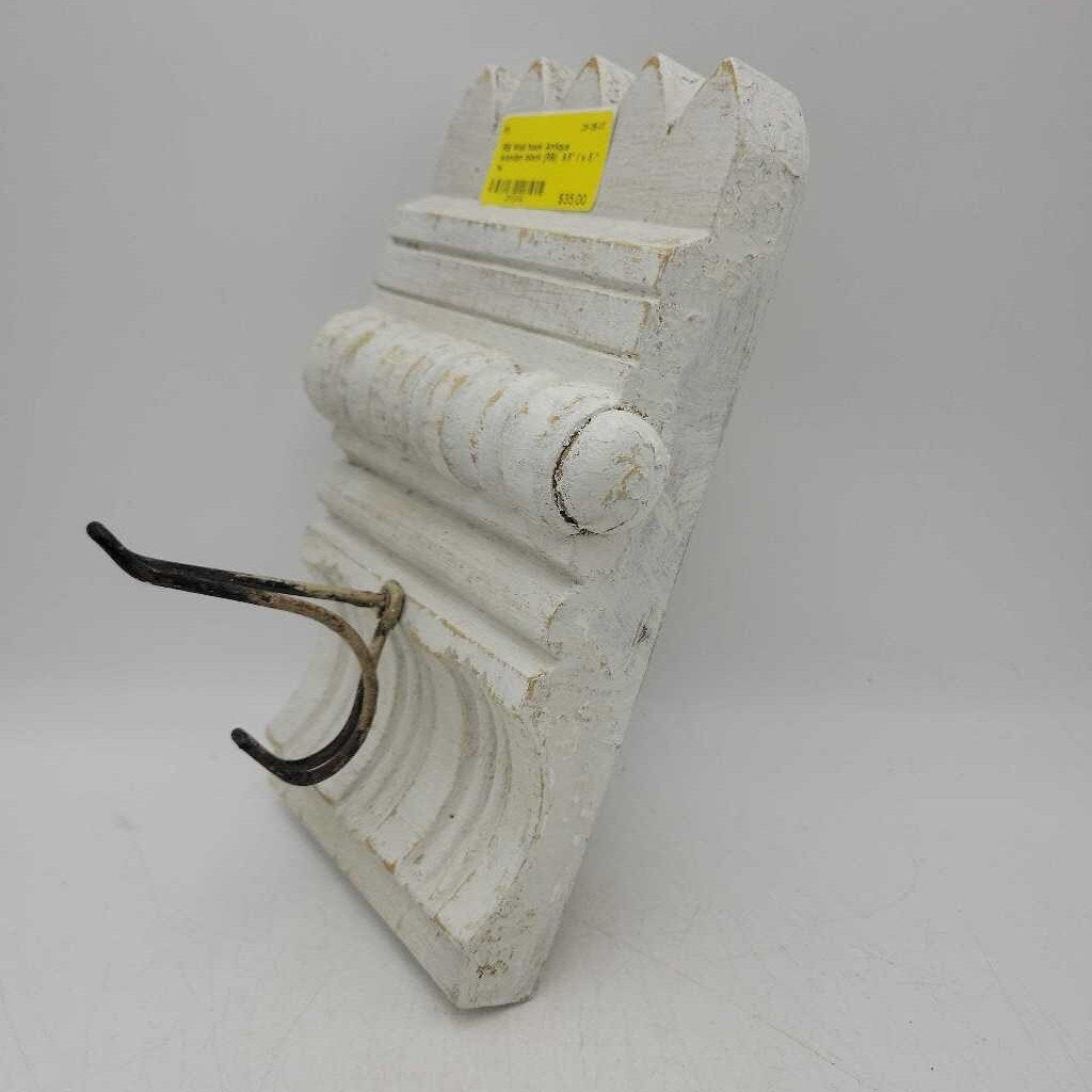 Wall hook Antique wooden block (RB)