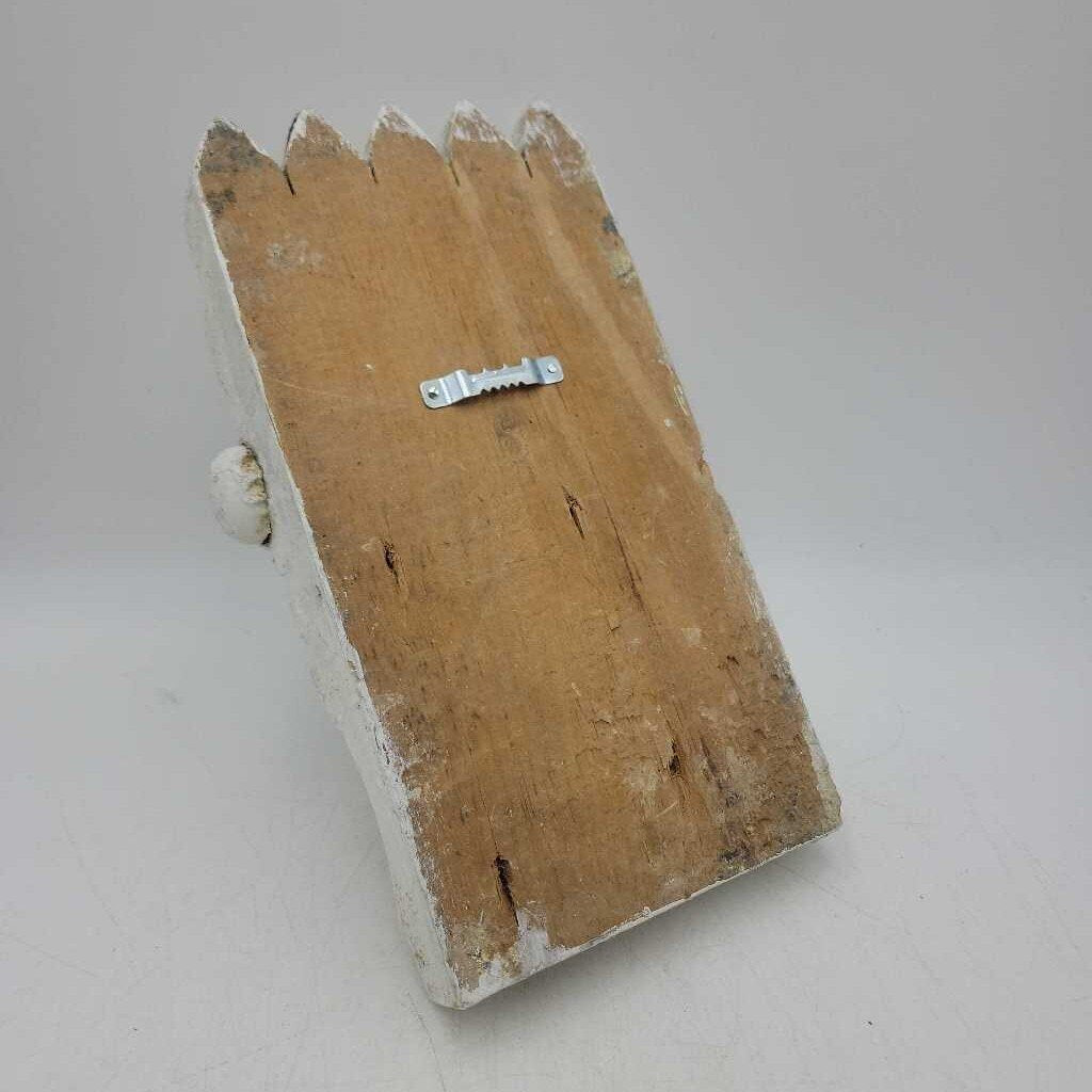 Wall hook Antique wooden block (RB)