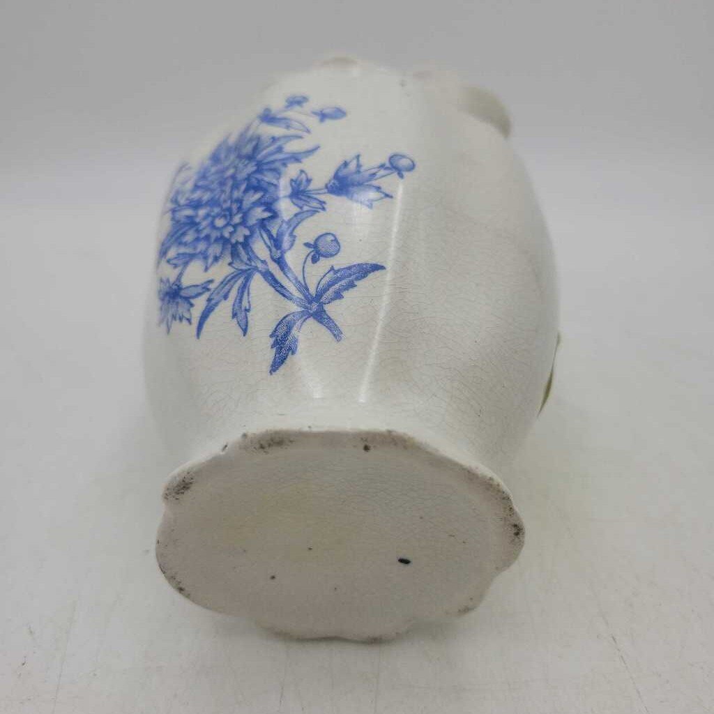 Antique Transferware vase brush holder (RB)