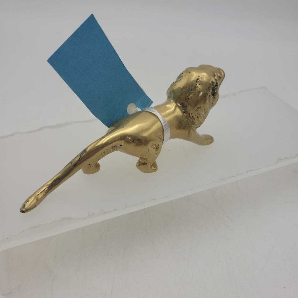 Solid Brass lion (KEN)