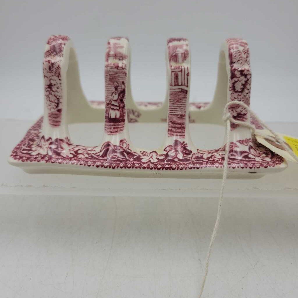 Masons Vista transferware toast holder (YVO) 608