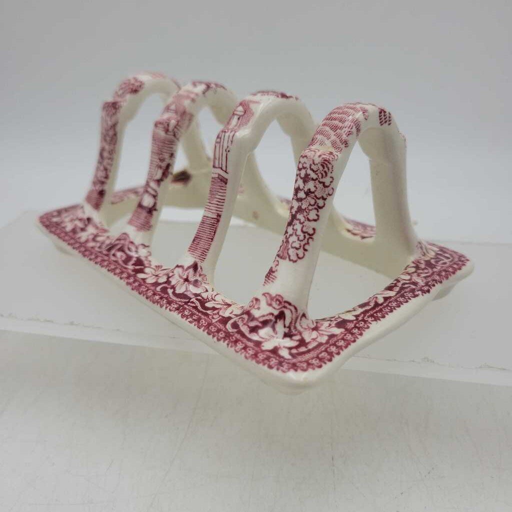 Masons Vista transferware toast holder (YVO) 608