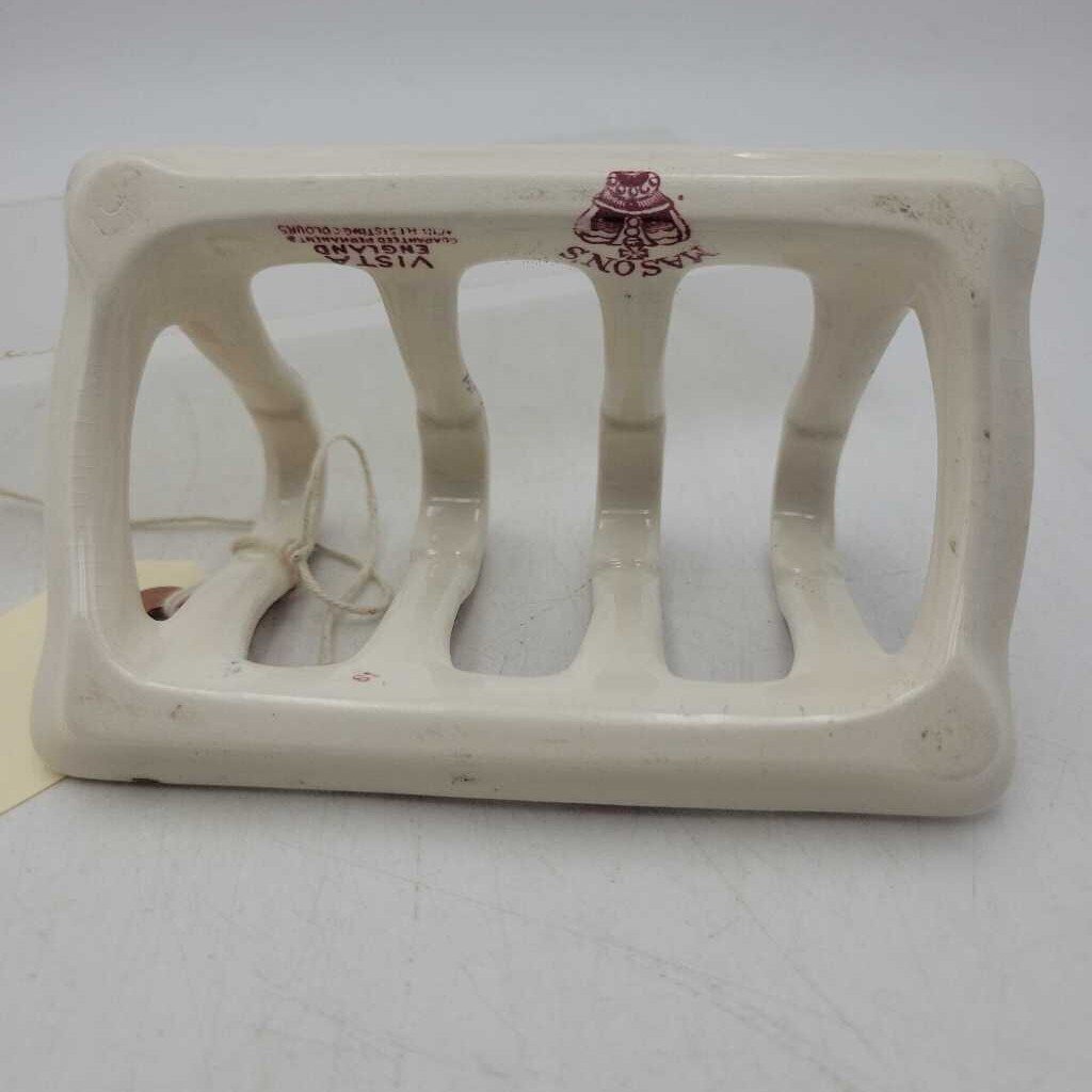 Masons Vista transferware toast holder (YVO) 608