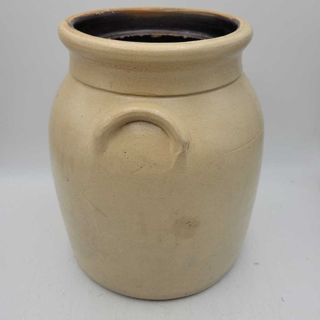 Salt glazed 2 gallon crock (US2)