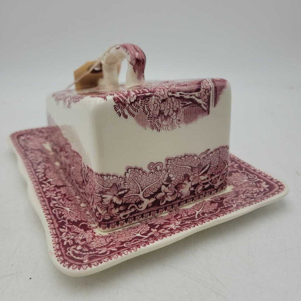Mason's Vista Covered cheese dish (YVO) 608