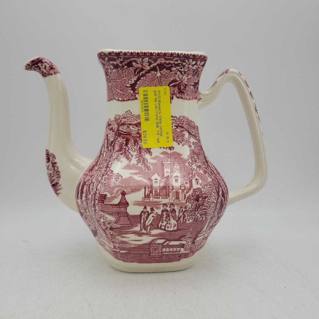 Mason's Vista coffee pot No Lid (YVO) 608