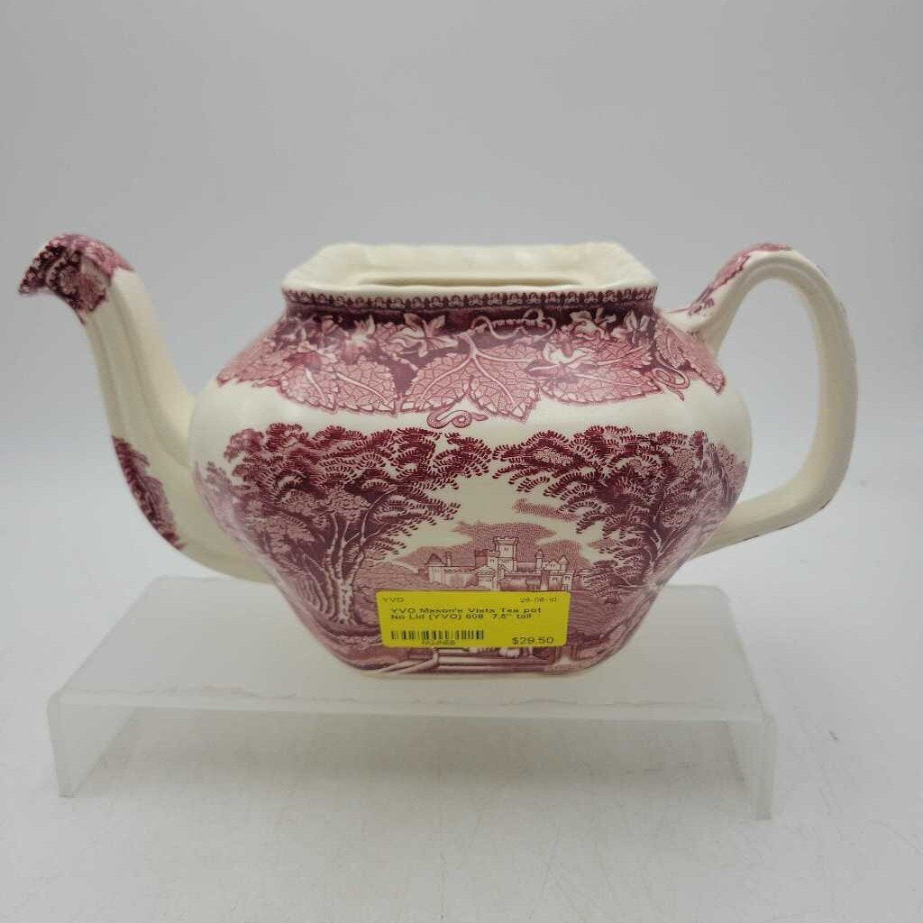 Mason's Vista Tea pot No Lid (YVO) 608