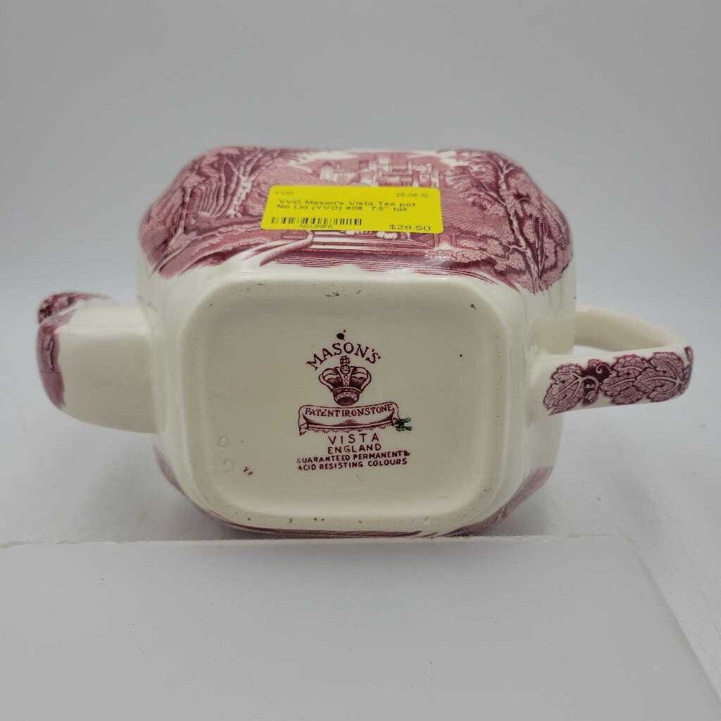 Mason's Vista Tea pot No Lid (YVO) 608
