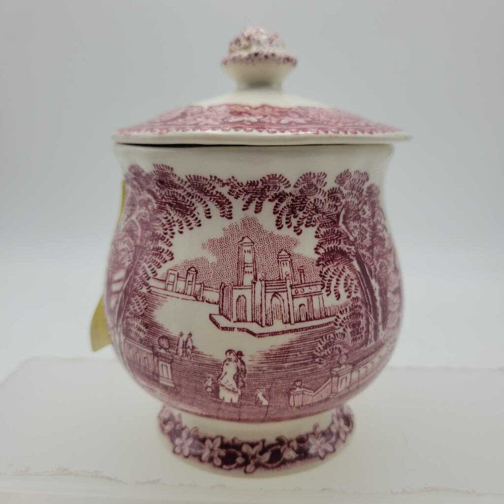Mason's Vista condiment jar with Lid (YVO) 608