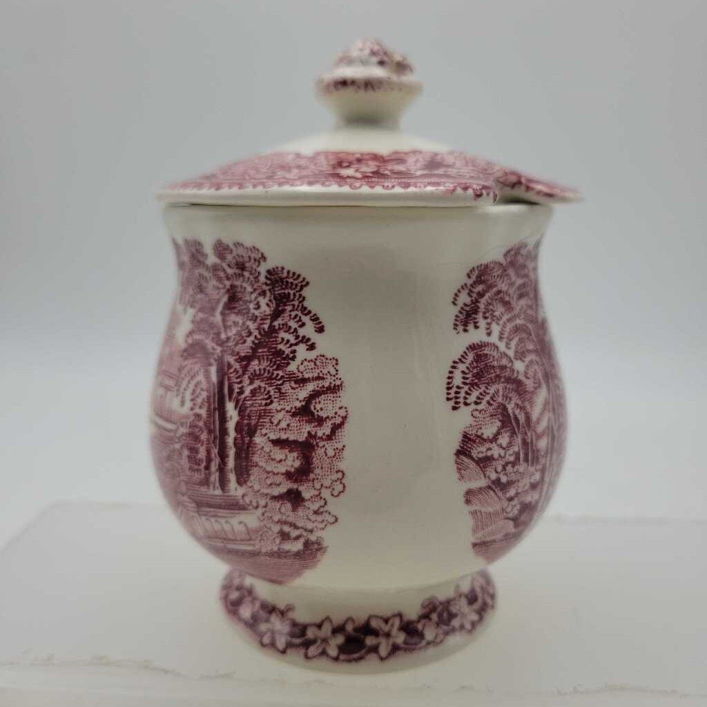 Mason's Vista condiment jar with Lid (YVO) 608