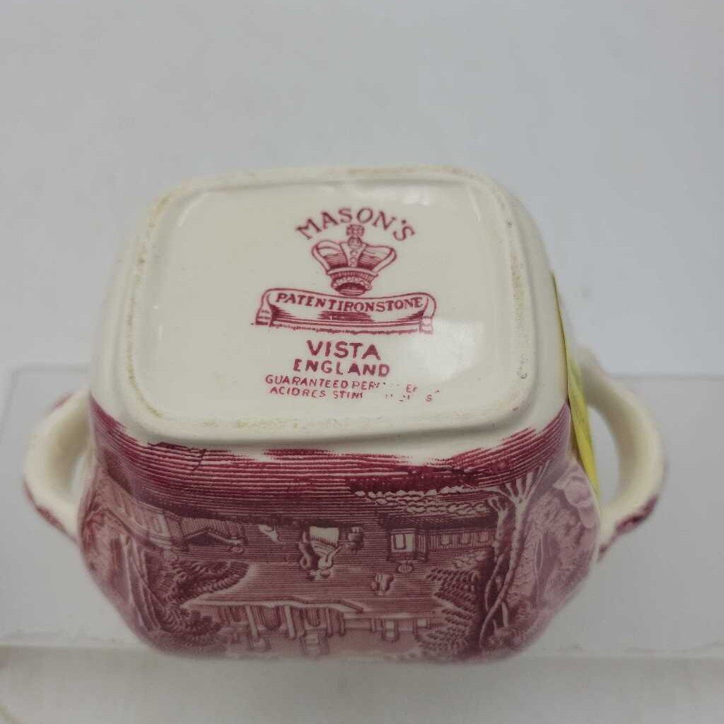 Mason's Vista Sugar jar with Lid (YVO) 608
