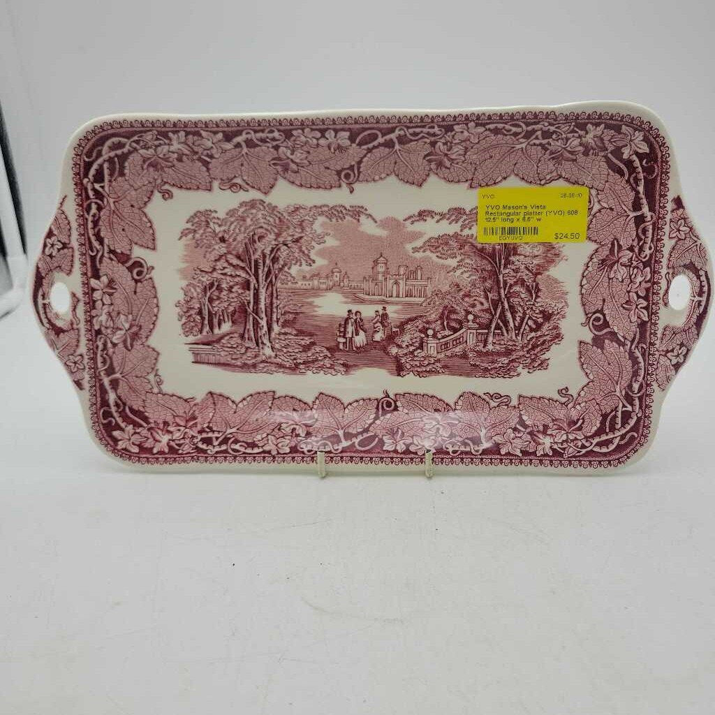 Mason's Vista Rectangular platter (YVO) 608
