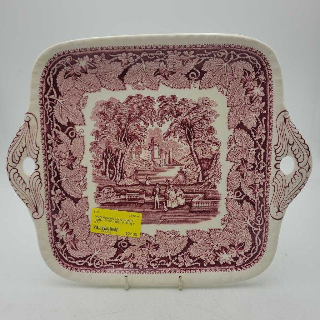 Mason's Vista Square platter (YVO) 608