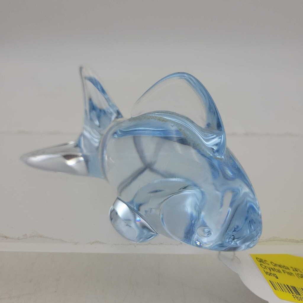 Oneida 24% Lead Crystal Fish (GEC)