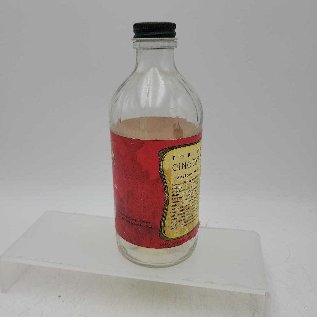 Vintage "AUNT DINAH" Molasses bottle (Glass mark for Knox Glass co 1950's) #338