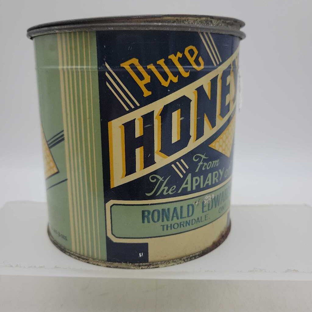 .Pure HONEY TIN 2.3 LB Ronald Edwards Thorndale ont. (DEB)