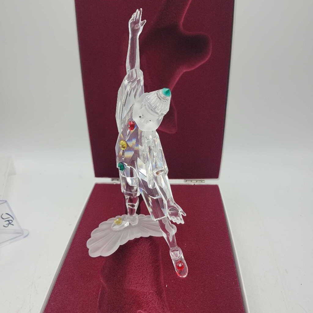 Swarovski Masquerade 1999 Clown Figurine