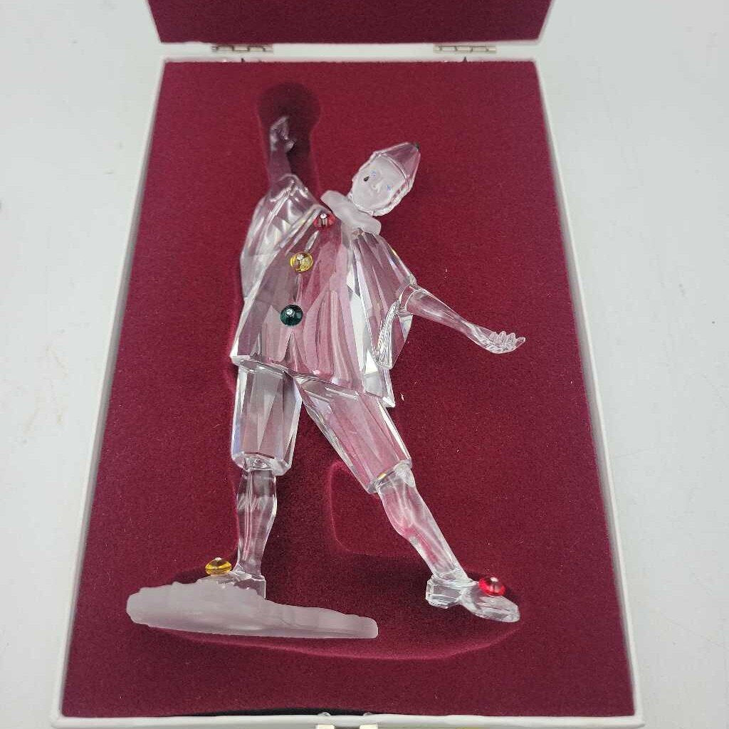 Swarovski Masquerade 1999 Clown Figurine