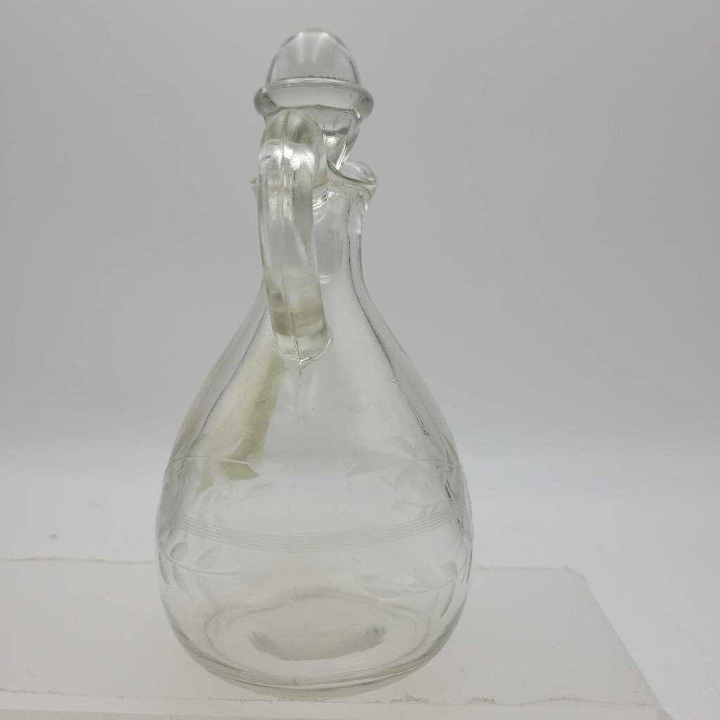 Glass Decanter complete with stopper (JAS)