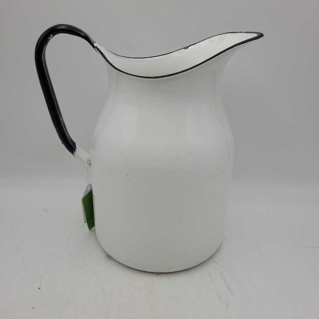Enamel ware pitcher (BS)