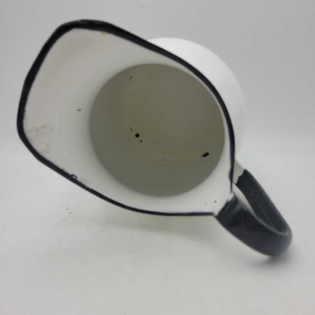 Enamel ware pitcher (BS)