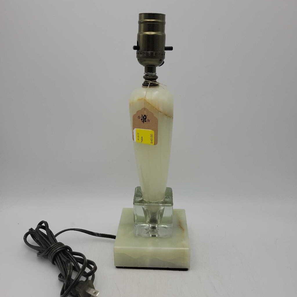 Vintage Alabaster Table Lamp (OH)
