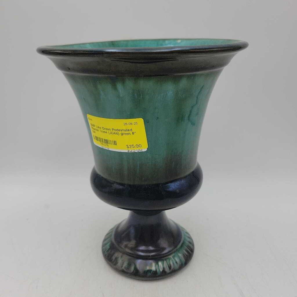 BMP Like Green Pedestalled Planter Vase (JG44)