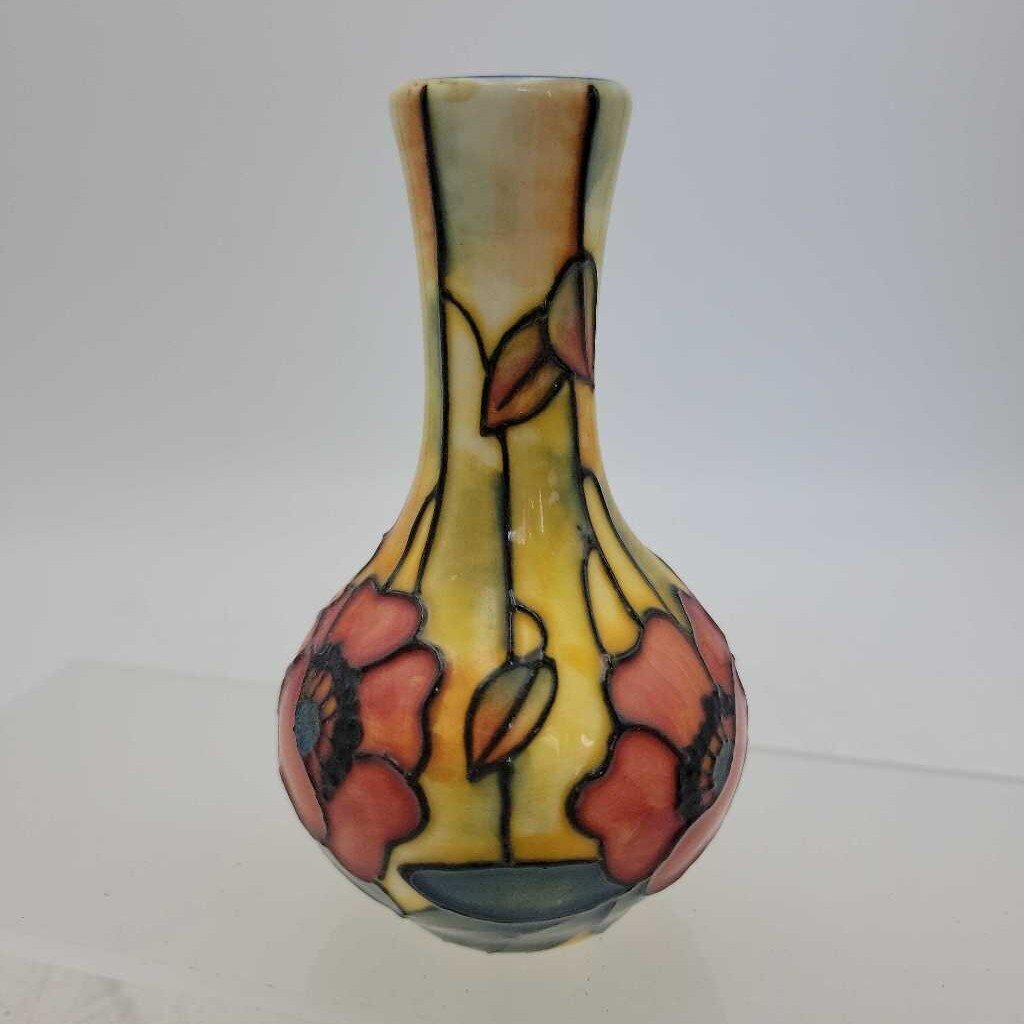 Poppy Vase Hand Painted English (US2)