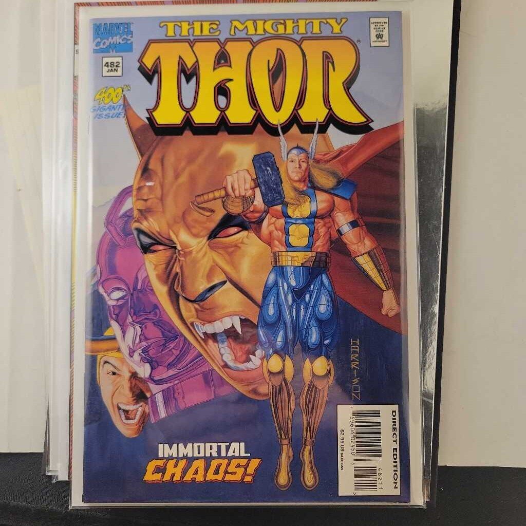 The Mighty Thor # 482 JAN Marvel Comic (JAS)