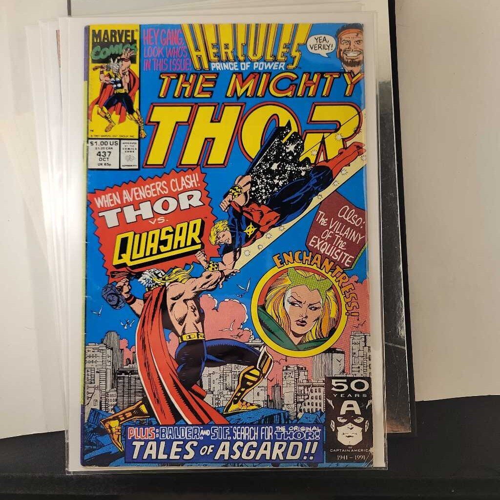 The Mighty Thor # 437 OCT Marvel Comic (JAS)