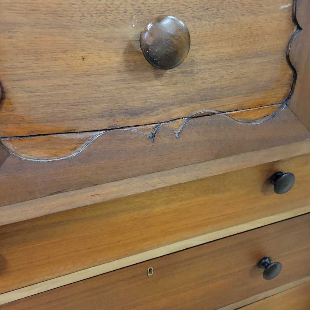 American Empire Beechnut Bonnet Chest (LOR)