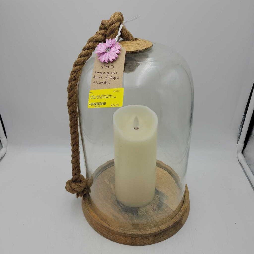 Large Glass Dome Candle stand (TMD)