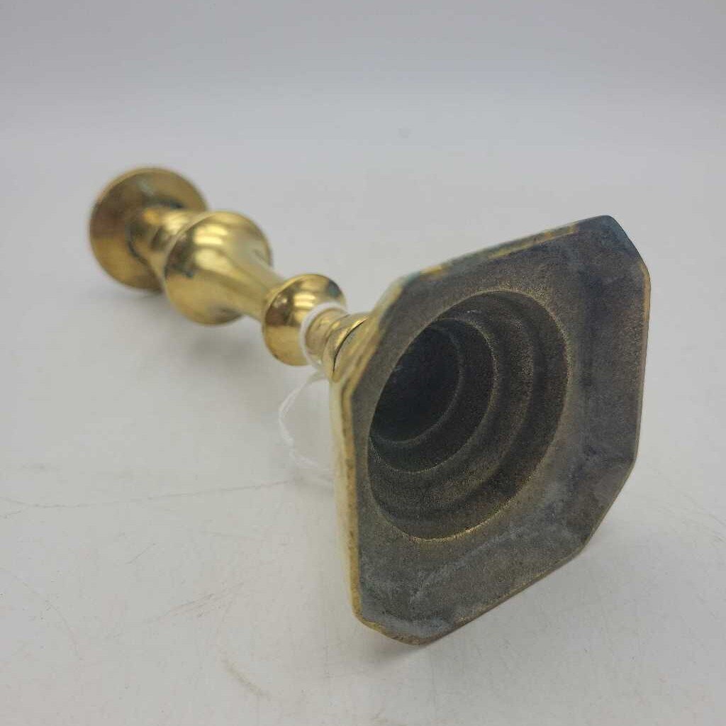 Octagonal Base Brass Candlestick Holder #3606 (MCC)