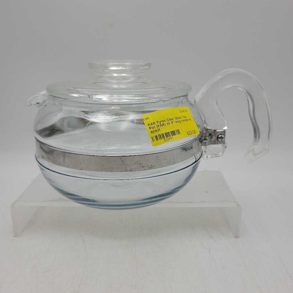 Pyrex Clear Glass Tea Pot (KAR)