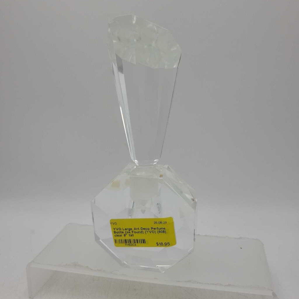 Large Art Deco Perfume Bottle (as Found) (YVO) (608)