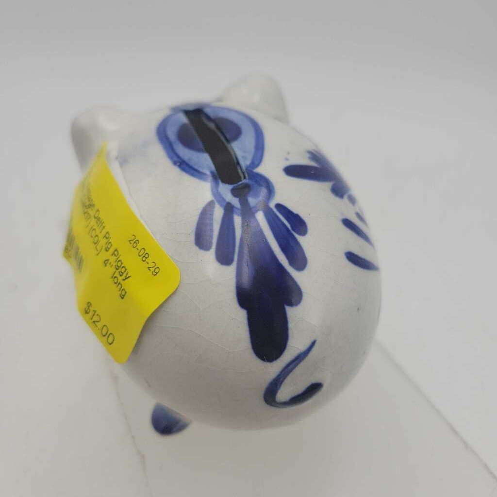 Vintage Delft Pig Piggy Bank (CM1217) (COL)
