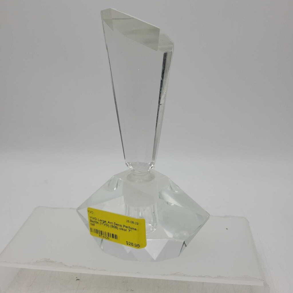 Large Art Deco Perfume Bottle (YVO) (608)