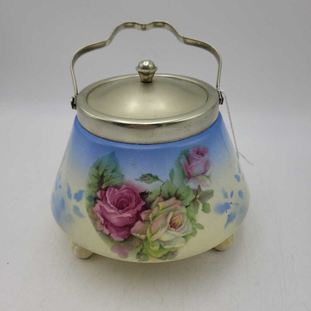 Antique Biscuit Jar barrel (DEB)
