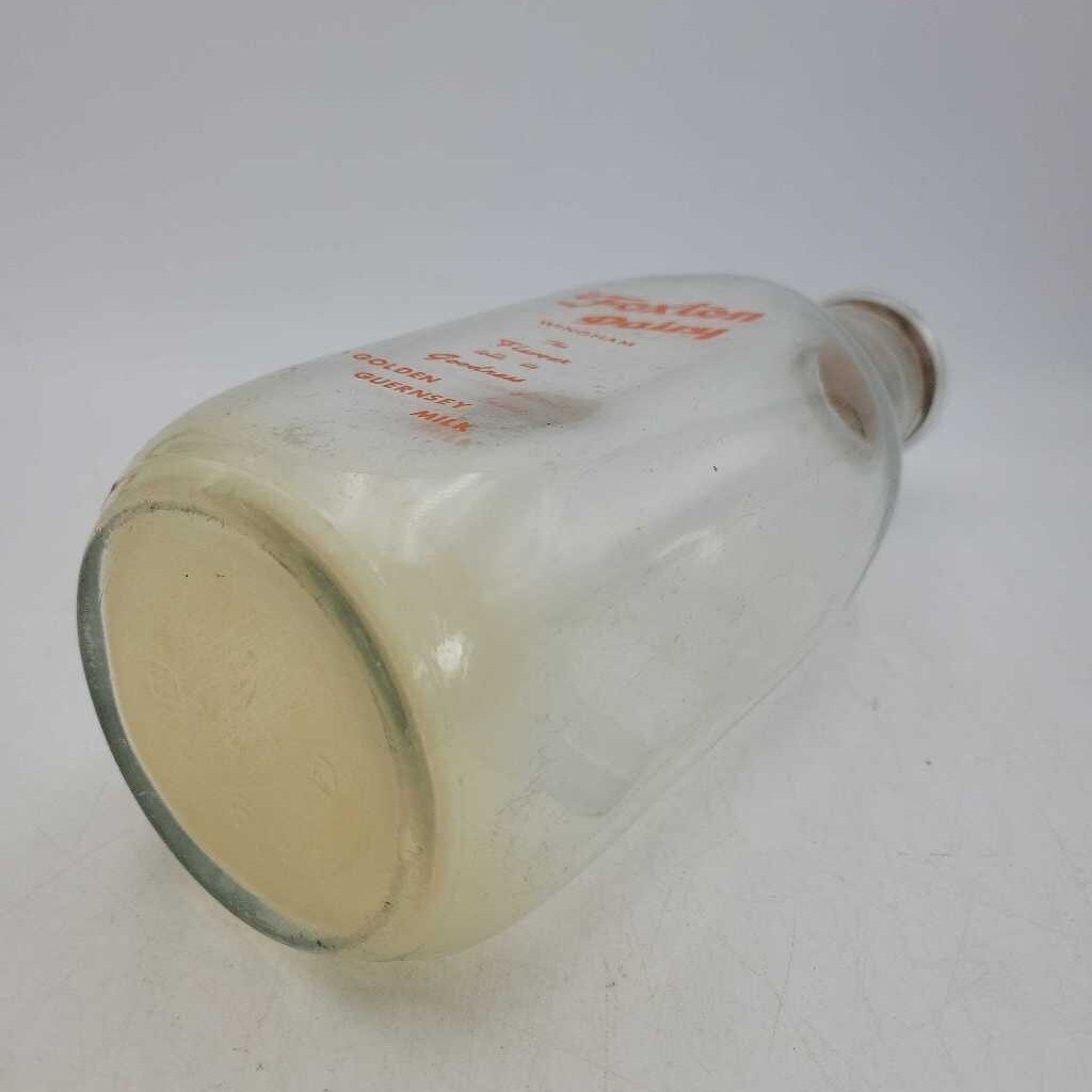 1940's Foxton Dairy Milk Bottle (JL)
