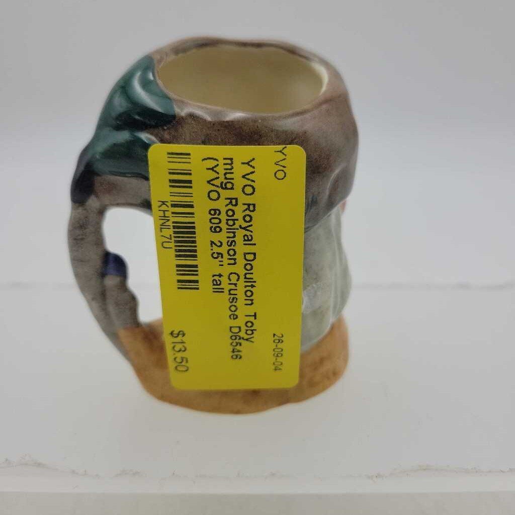 Royal Doulton Toby mug Robinson Crusoe D6546 (YVO 609